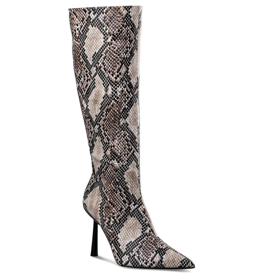 SNAKE PRINT BOOTS