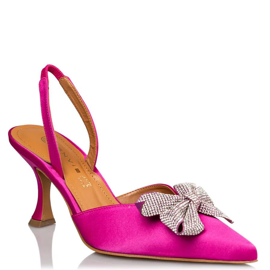BOW-DETAIL POINTED PUMPS